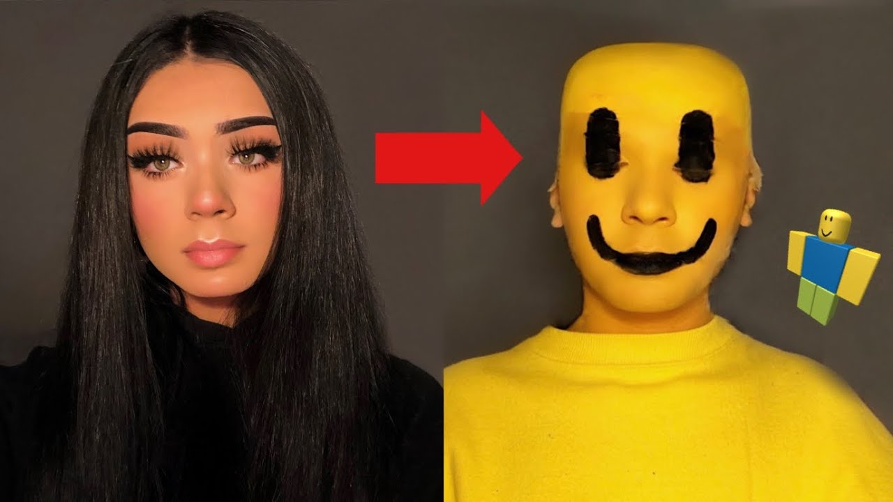 ПРЕВРАЩАЮСЬ В ПЕРСОНАЖА ROBLOX *страшно*