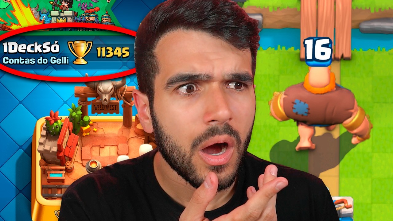 Minha conta mais gemada agora é NÍVEL 16... Clash Royale