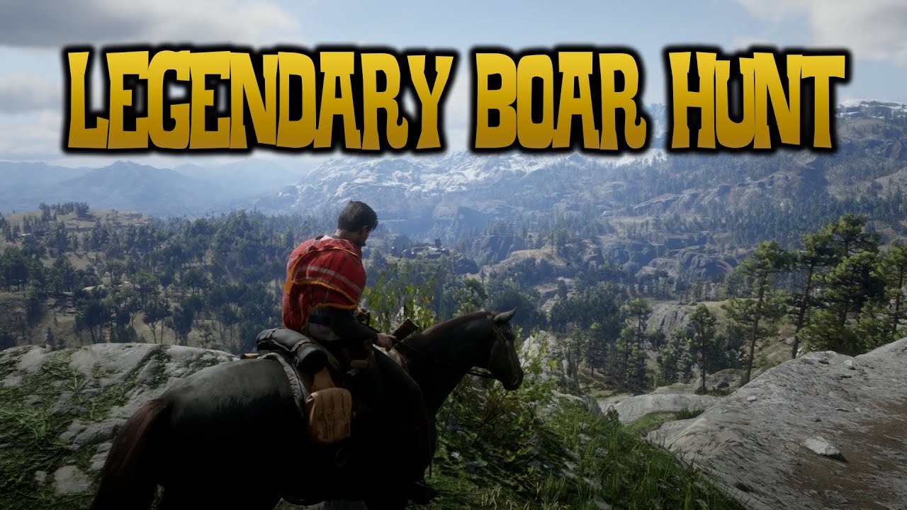 ASMR RDR2 - Hunting legendary animals🤠