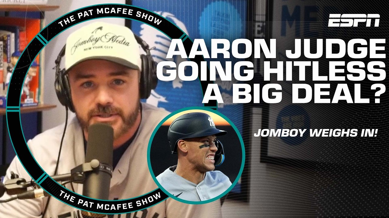 Джомбой говорит, что Аарон Джадж &laquo;заслужил право не беспокоиться&raquo; о вечере без хитов | Шоу Пэта М...