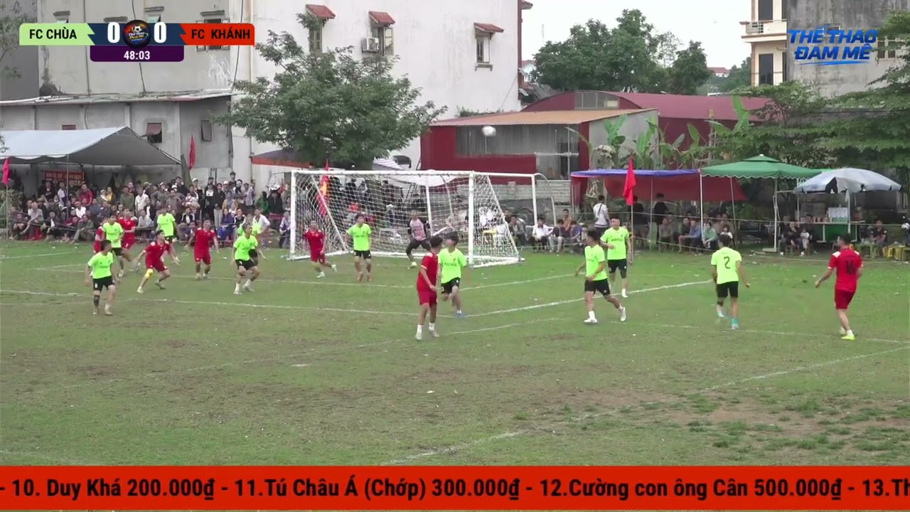 Highlights: Bán kết giải bóng đá truyền thống thôn Giữa , FC KHÁNH VS FC CHÙA