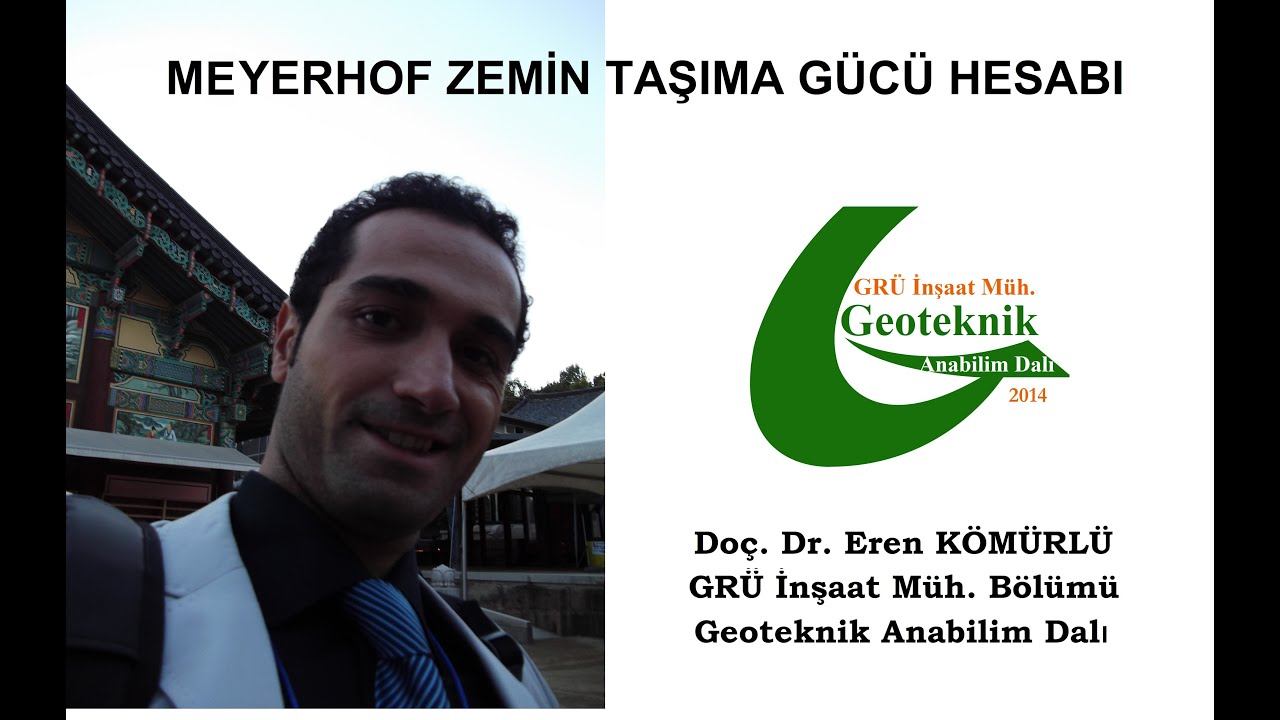 Meyerhof Zemin Taşıma Gücü örnek soru çözümü