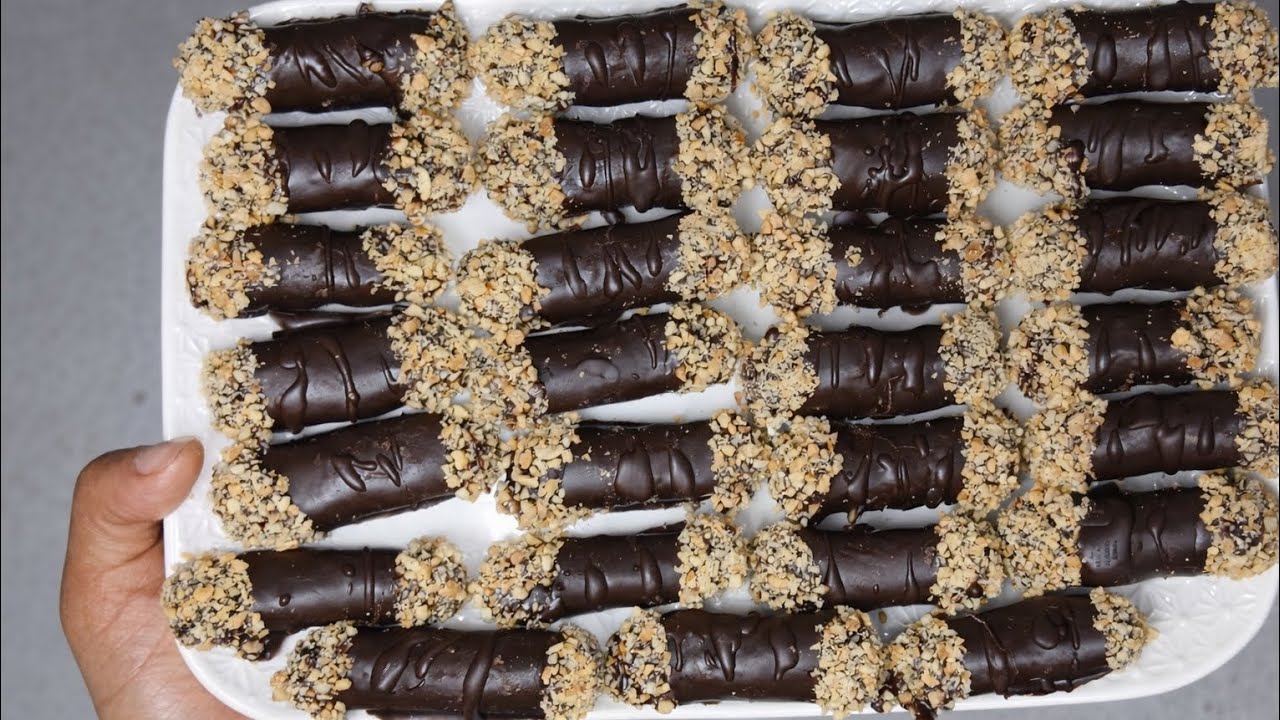 أسهل وألذ حلوة للعيد بدون فرن ولا مجهود 🍫 اقتصادية وتذوب فالفم