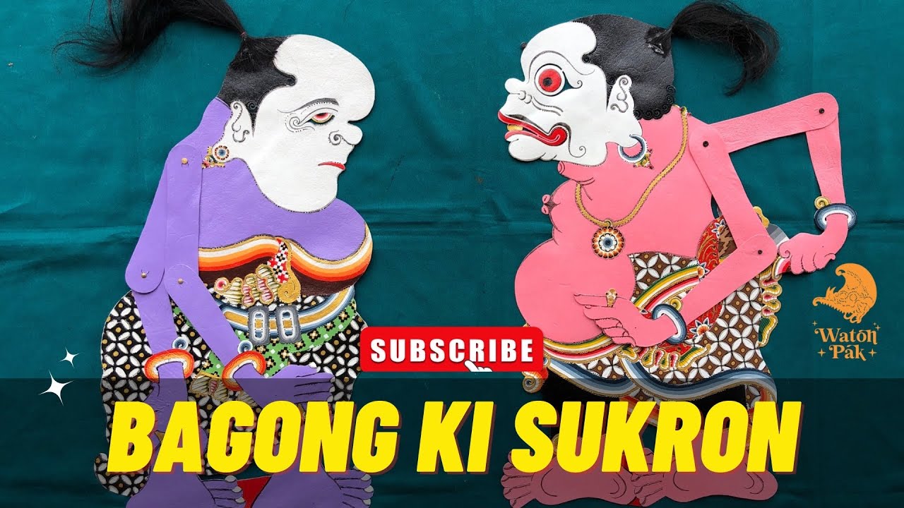 Membuat Wayang Kulit Split Bagong Ki Sukron Suwondo by @waton_pak