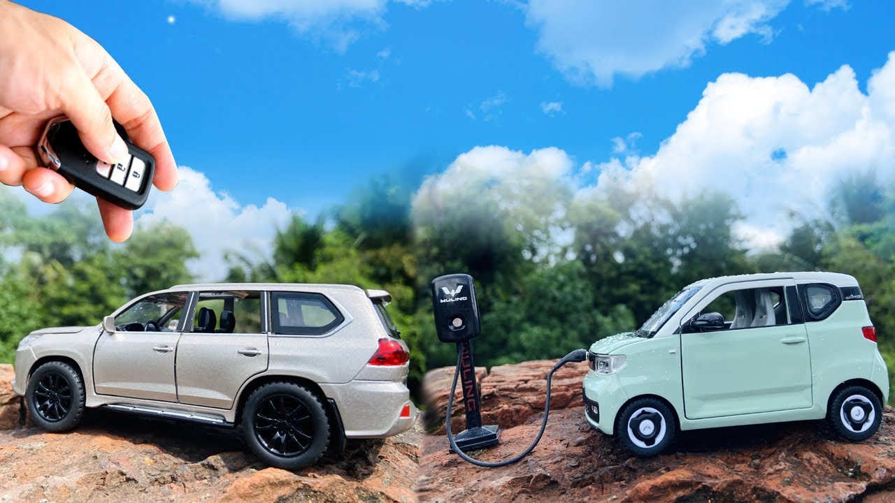 Lexus LX570 | Wuling Hongguang Mini EV | Diecast Car Collection | Miniature | DIY | diecast
