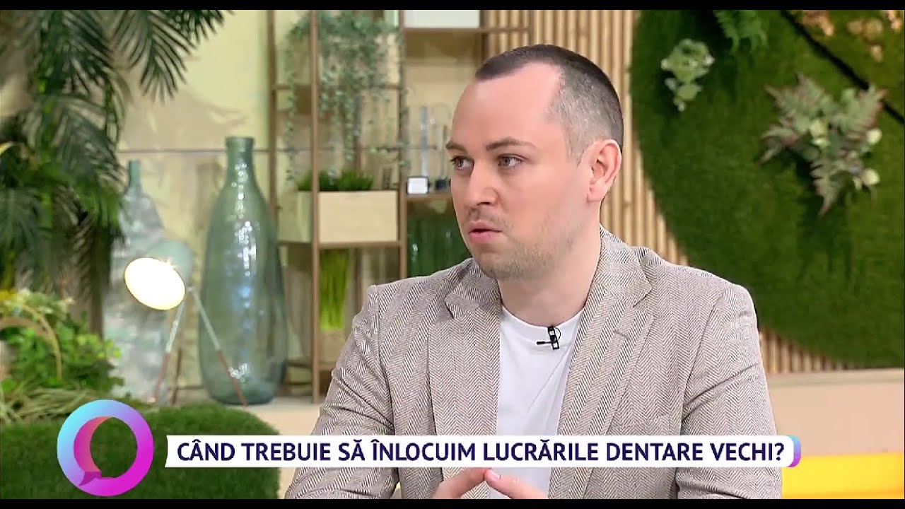 Când trebuie să înlocuim lucrările dentare? - Vorbește Lumea, explicații Dr Cazacu Corrado