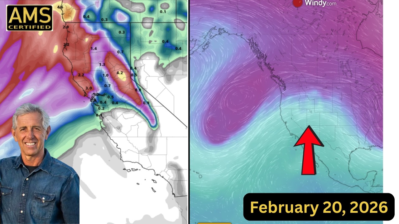 Up to 9 Feet in the Sierra | Next California Storm Locked In!