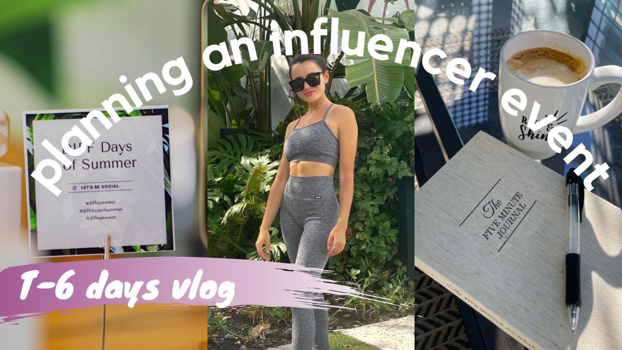 PLANNING AN INFLUENCER EVENT | Miami Vlog | Work From Home
