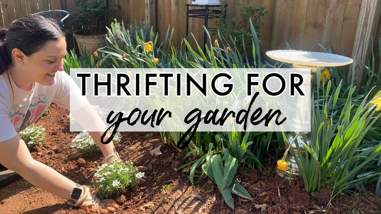 Garden Decor On A Budget | Thrift Store Finds As Outdoor Decor!