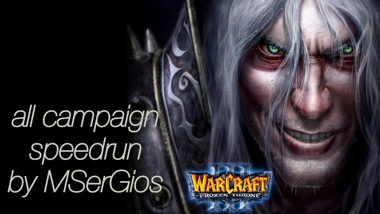 Warcraft III: The Frozen Throne Full Game Speedrun IGT 1:43:06 (Normal) WR