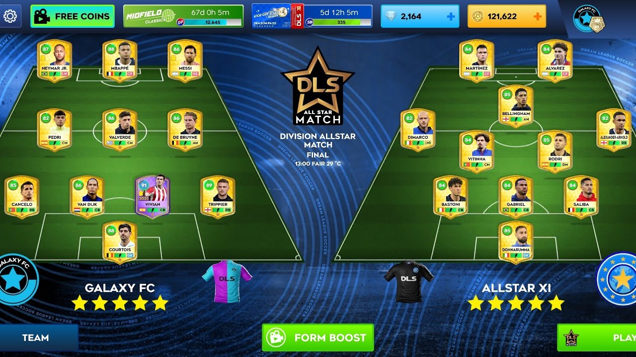 ALLSTAR XI VS⚡ GALAXY FC FULL MATCH (ALLSTAR XI  1-4  GALAXY FC)