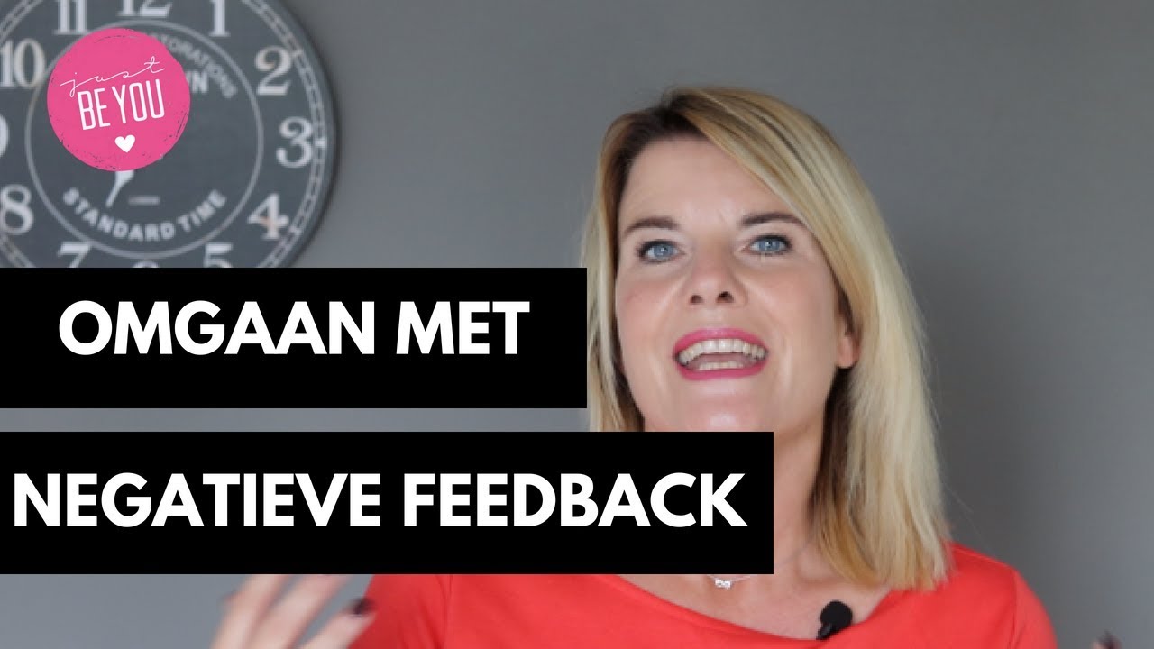 Omgaan met negatieve feedback