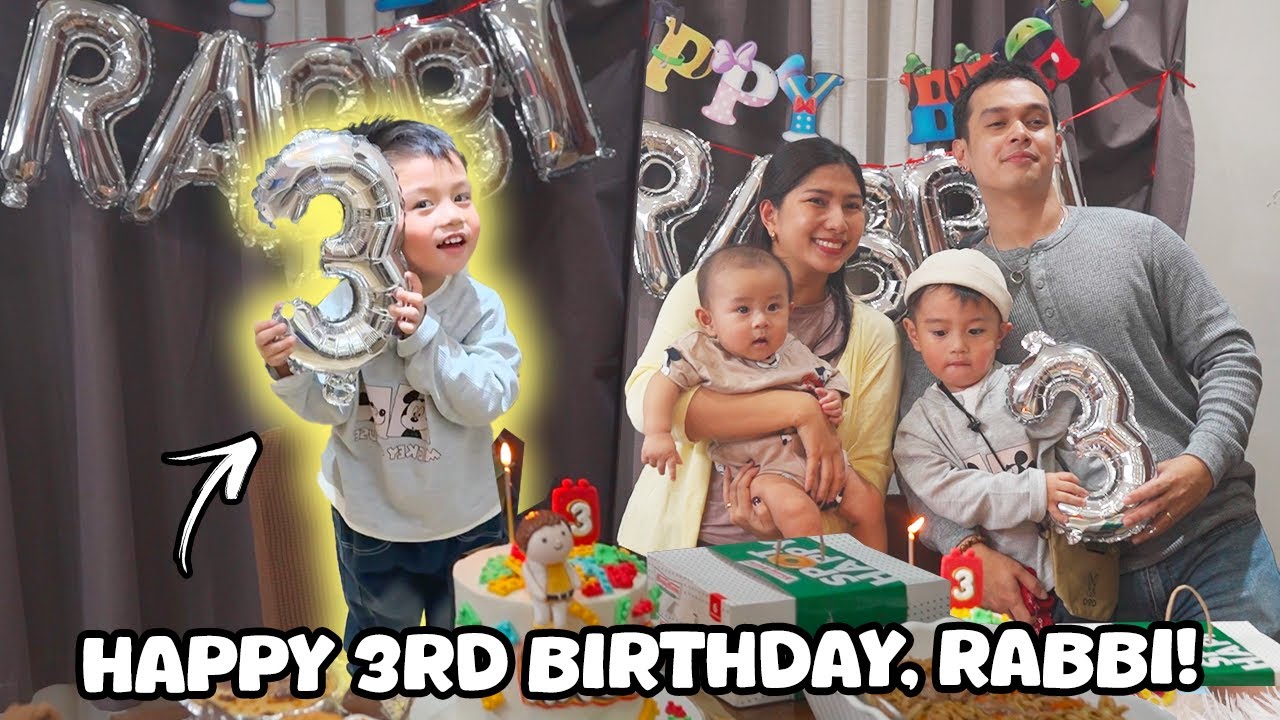 SOBRANG SAYA NI RABBI SA KANYANG BIRTHDAY! DAMI NYANG NATANGGAP NA GIFTS! | Jacq Tapia