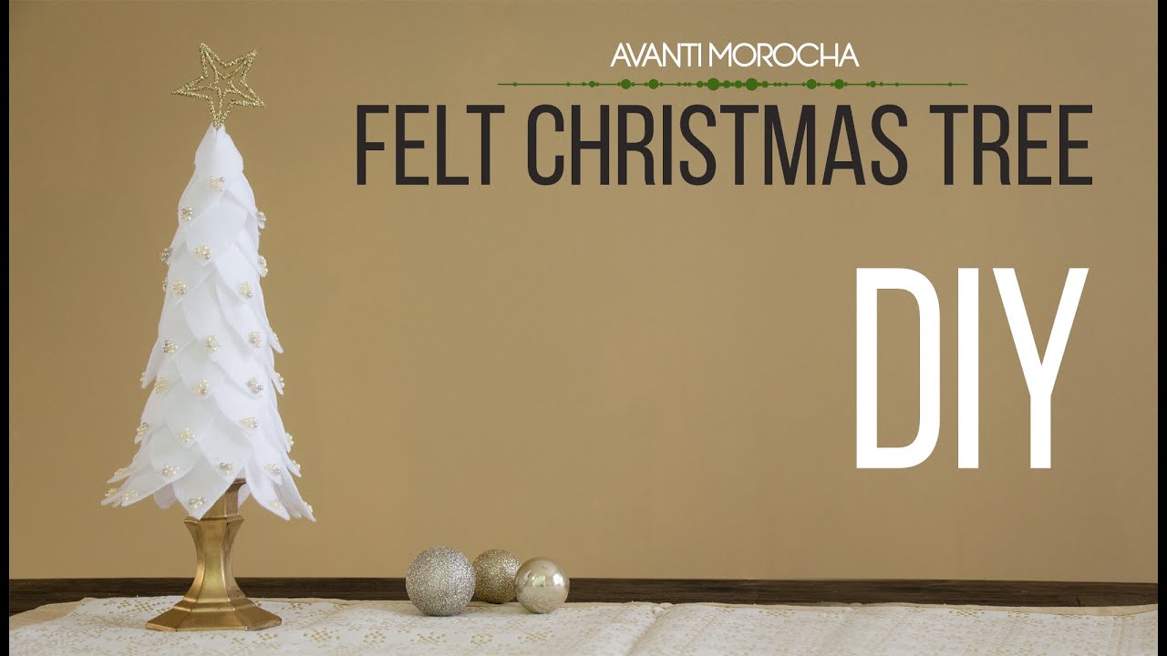 DIY Felt Christmas Tree / Arbol Navideño de Fieltro