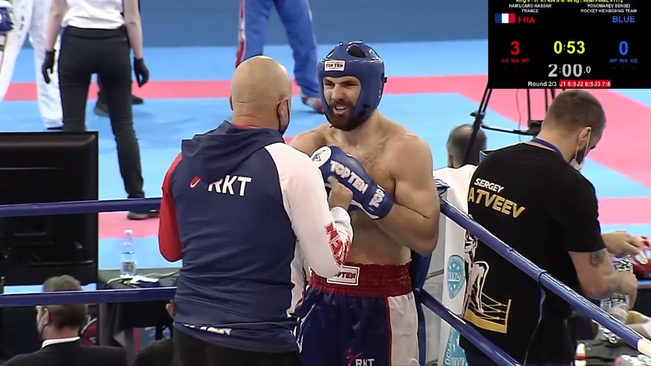 Hassan Hamilcaro v Sergei Ponomarev   86 kg K1 WAKO World Championships 2021