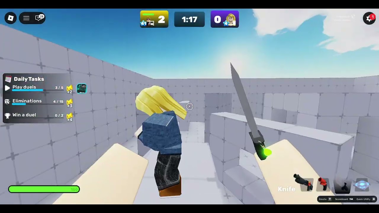 roblox rivals knife only