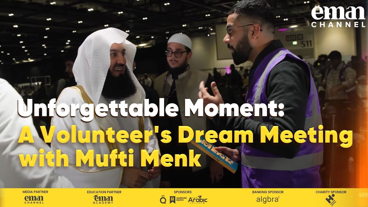 Unforgettable Moment: A Volunteer's Dream Meeting with Mufti Menk
