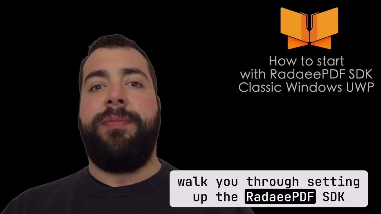 RadaeePDF SDK Classic Windows UWP &ndash; Руководство по началу работы (Microsoft Visual Studio)