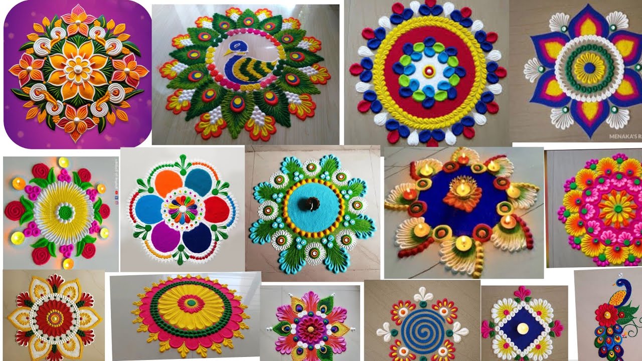 Top 30 Diwali Special Rangoli Designs | Simple Diwali Rangoli | Diwali Special Rangoli | रंगोली