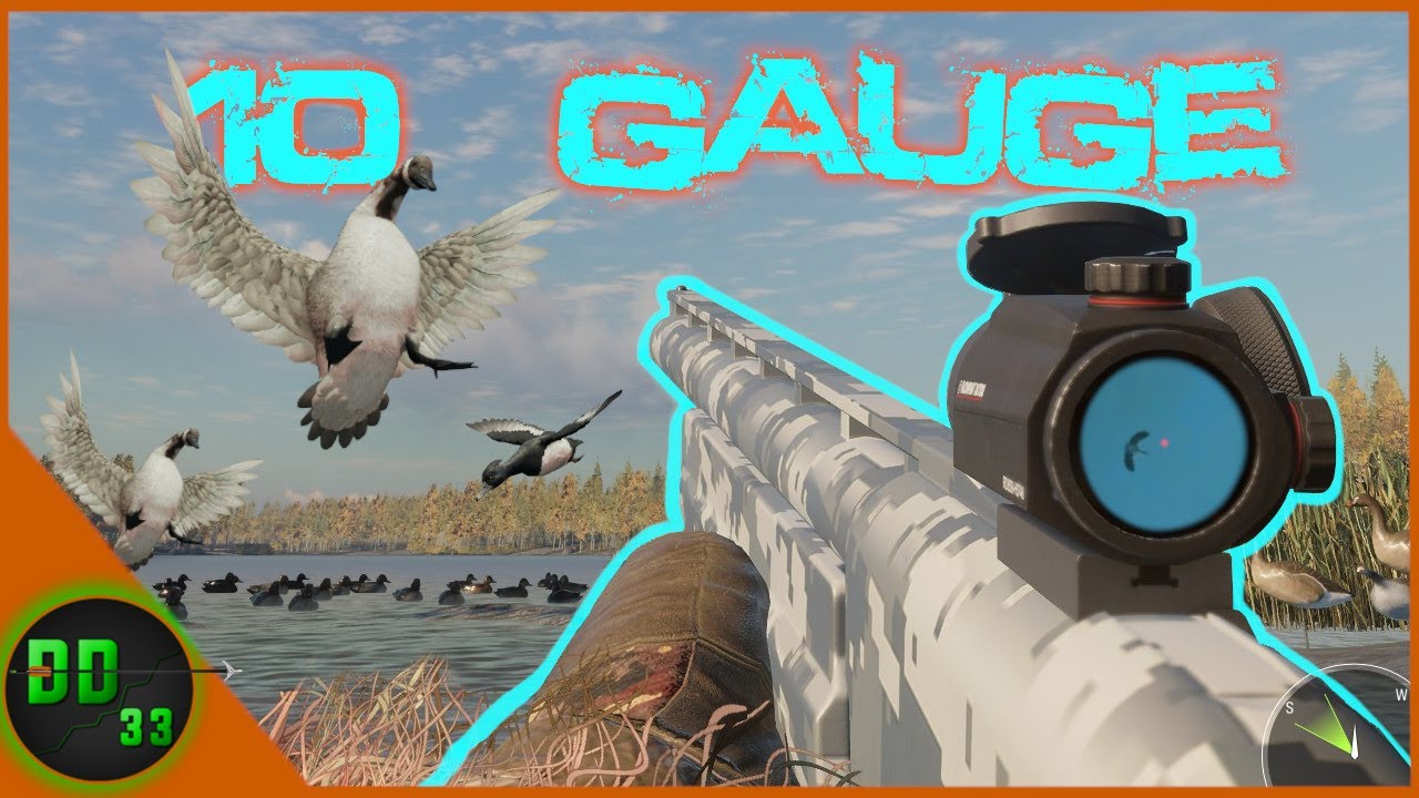 Duck Hunting with The NEW 10 GAUGE Semi Automatic Shotgun! Call Of The Wild