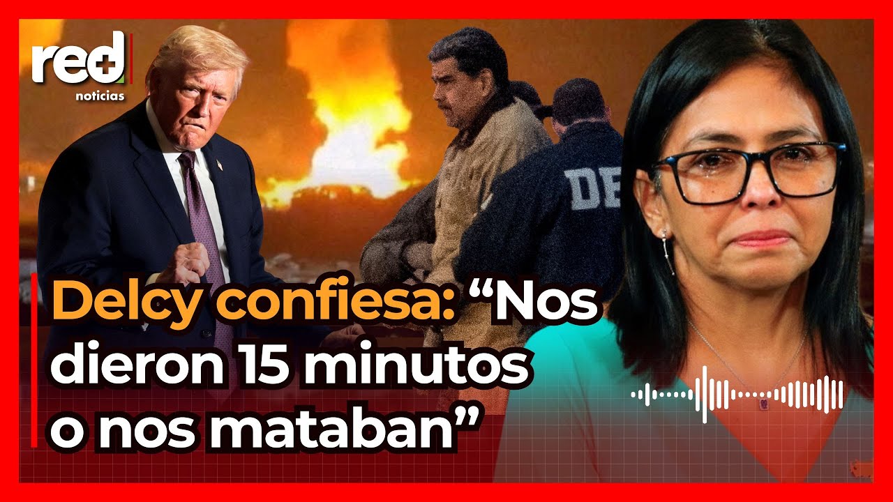¿EL AUDIO DE LA TRAICIÓN? Delcy Rodríguez, asustada, revela los 15 minutos que le dio Donald Trump