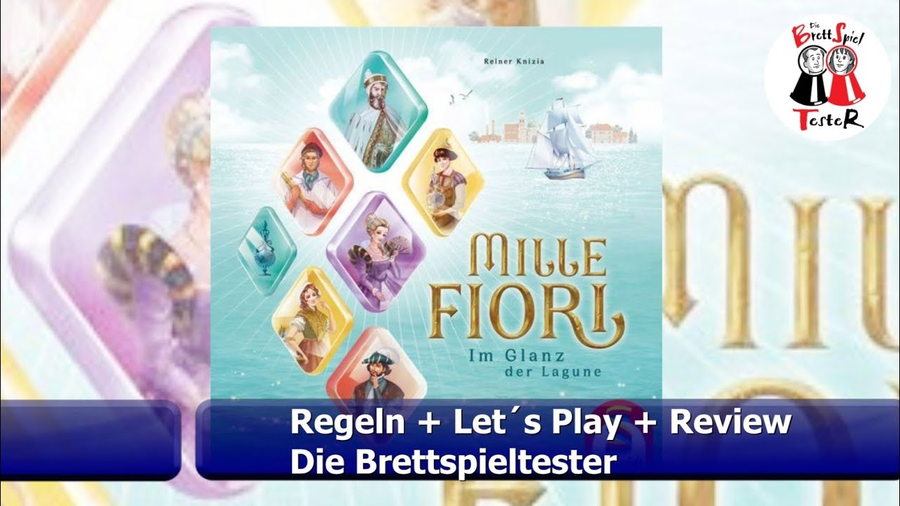 Mille Fiori von Reiner Knizia - Regeln + Let´s Play + Review - Brettspiel - Die Brettspieltester