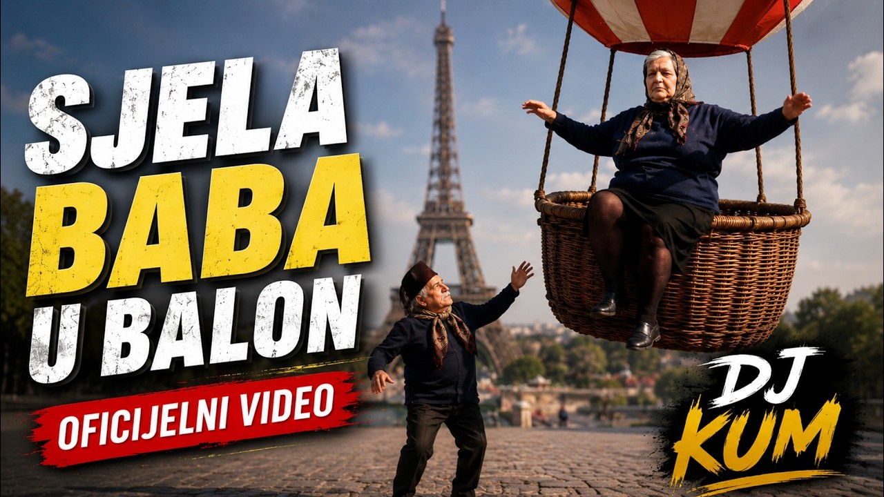 DJ KUM - SJELA BABA U BALON 🎵 OFFICIAL VIDEO ▶▶ - TECHNO FLUTE REMIX