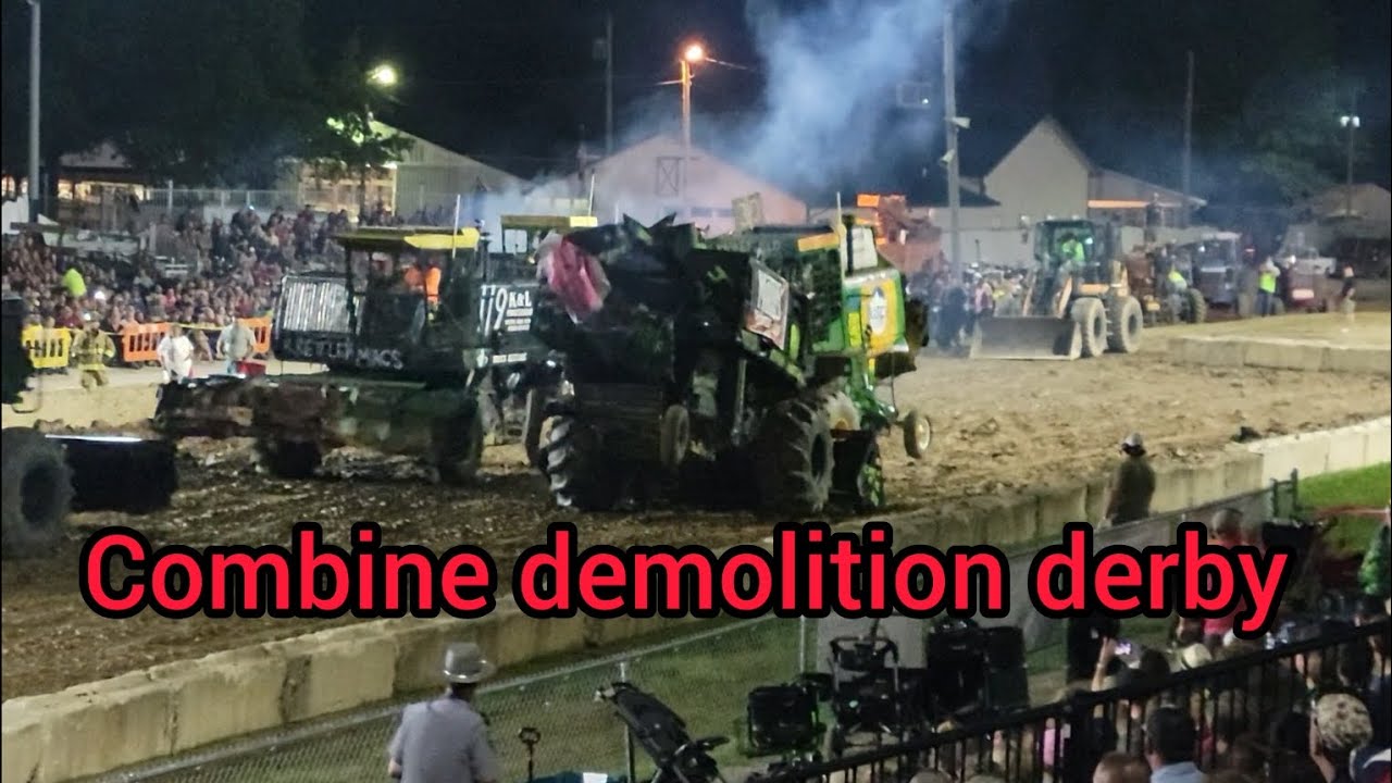 combine demolition derby at lorain county fair August 26