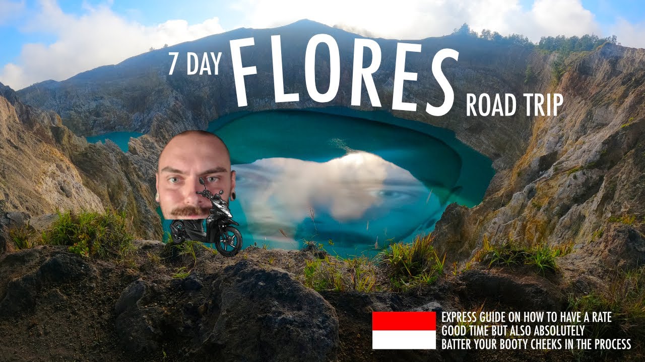 7 DAY FLORES ROAD TRIP - Indonesia's Best Road | those lakes is blue but those cheeks is red vlog