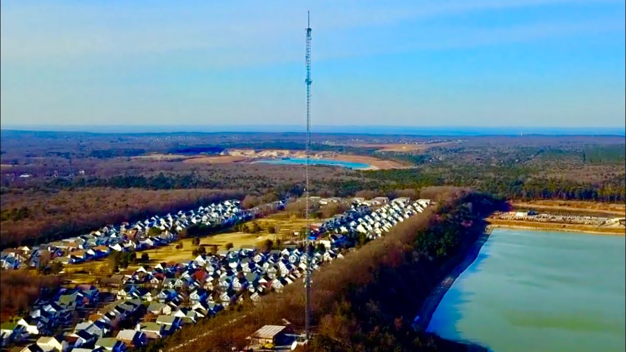 Fly Above 400 feet with your Drone Flying 800 Foot Radio Tower DJI Mavic Pro Video