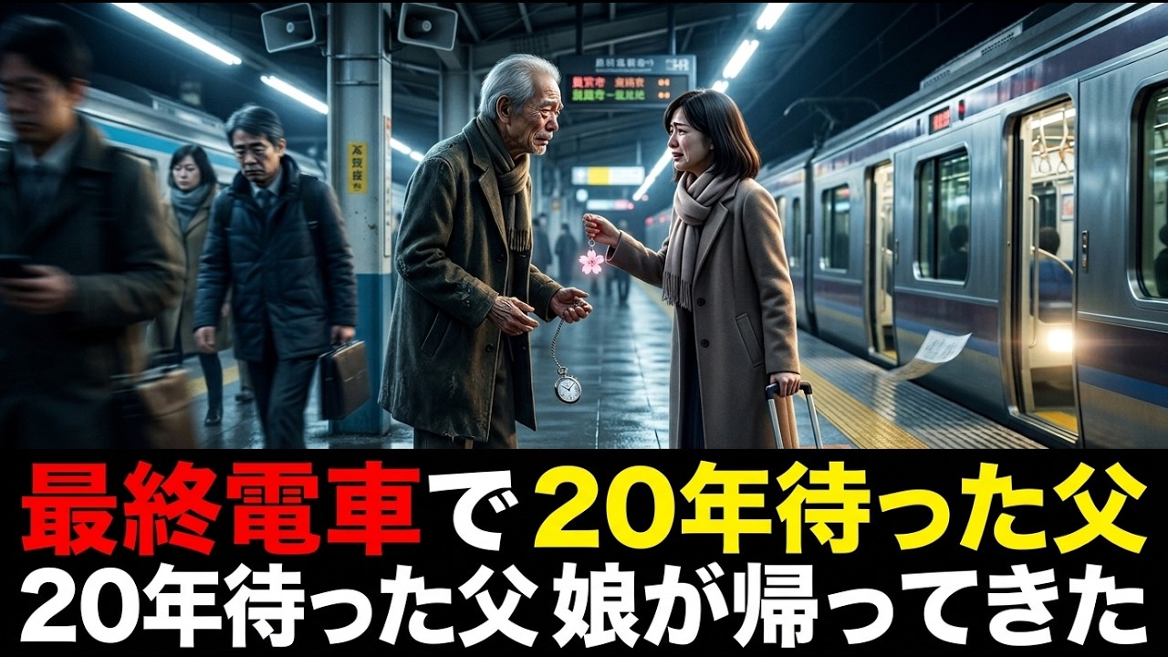 20年待ち続けた父と、最後の電車【感動する話】