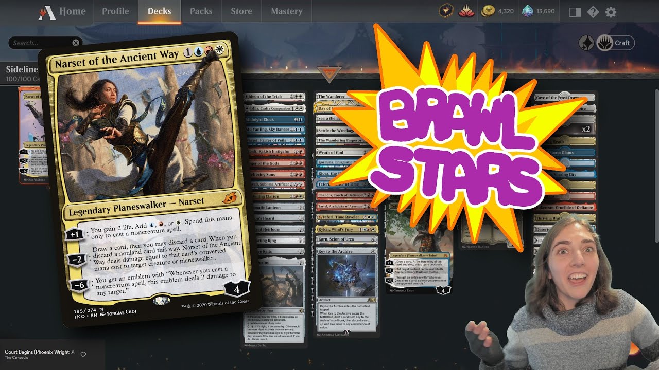 Brawl Stars: Bullying Strangers with Jeskai Planeswalkers, Narset of the Ancient Way Historic Brawl