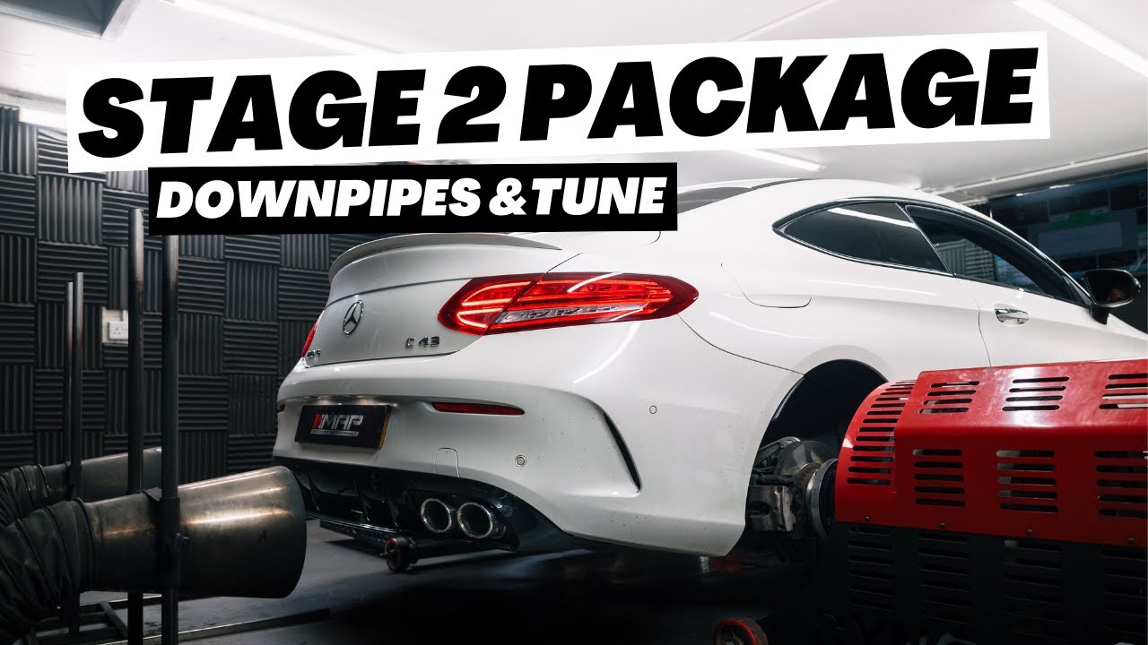 Mercedes C43 AMG - Stage 2 (BR Motorsport Downpipes)