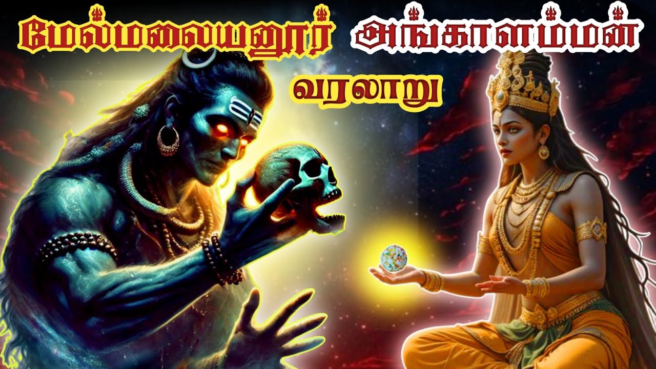 மேல்மலையனூர் அங்காளம்மன் வரலாறு | மயானகொள்ளை | Melmalayanur Angalamman History in tamil