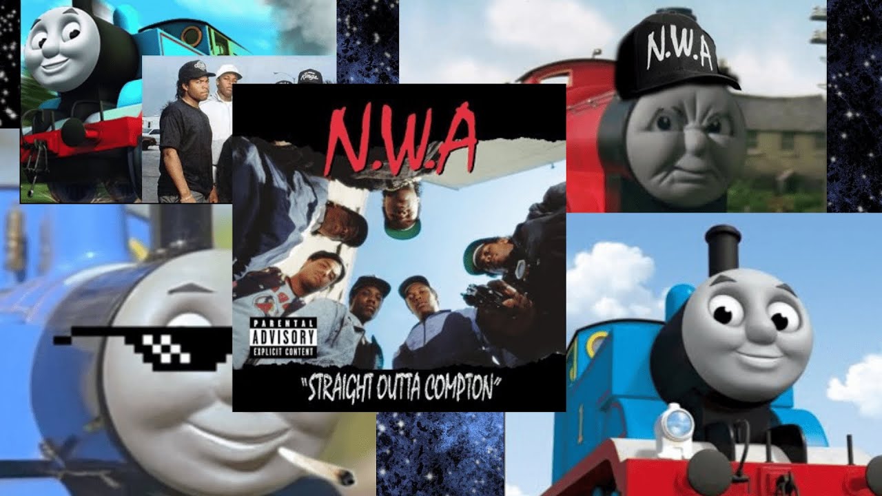 N.W.A x Thomas the Tank Engine - Straight Outta Compton VIDEO  (mashup) TIK TOK VERSION