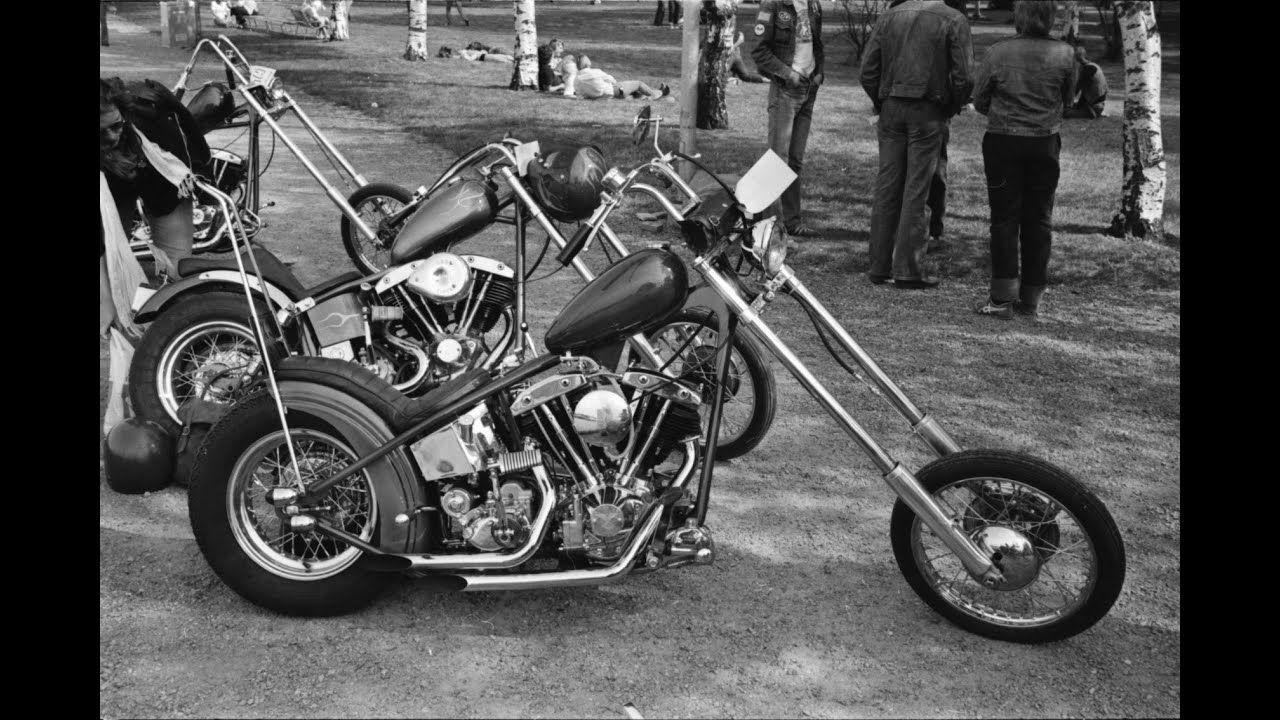 Custom bike show, Norrtälje  -80 - various vintage pictures.