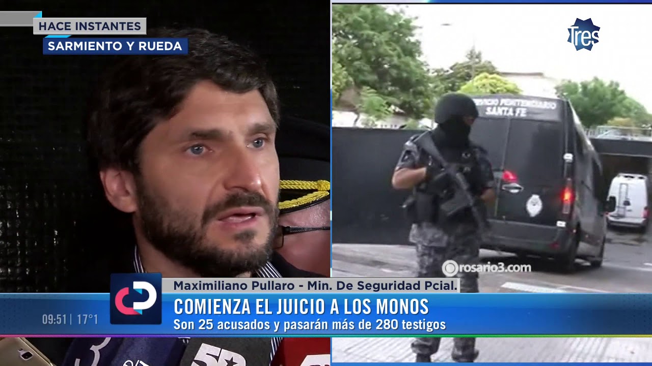 Juicio a Los Monos, habló Pullaro antes de entrar al juzgado