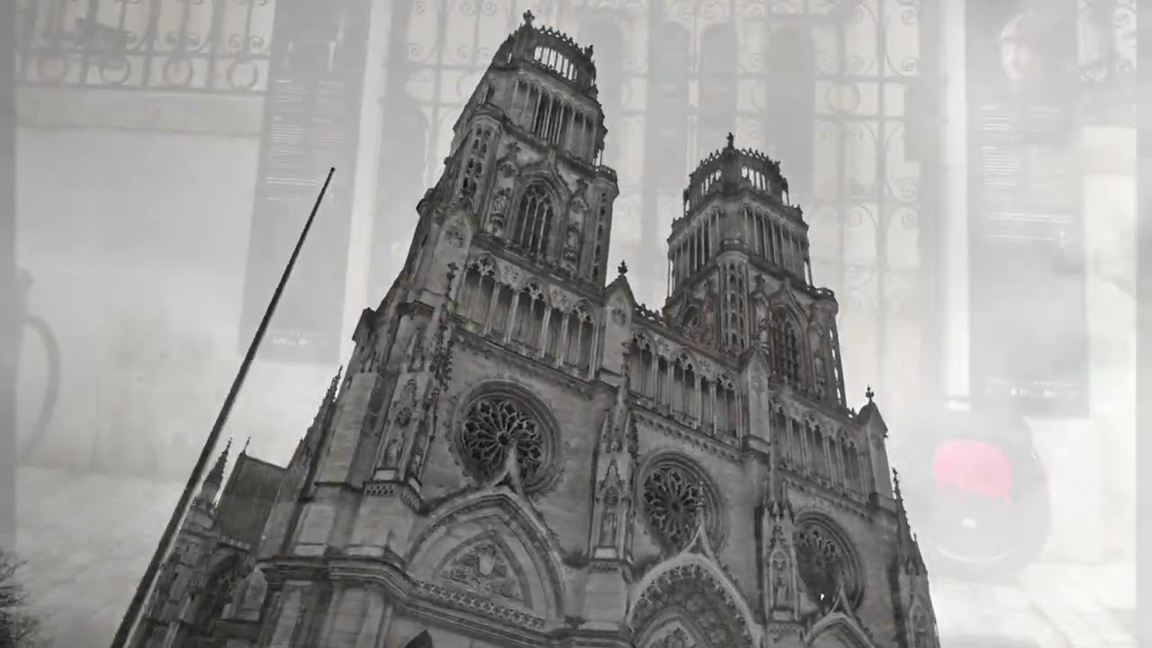 Wheel, des oies, des musées, le bord de La Loire et une Cathédrale # eucworld # Gothic #Streetstyle