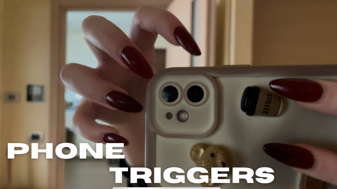 ASMR Phone Tapping & Scratching✨ Camera, Charms & Case (super Tingly) 