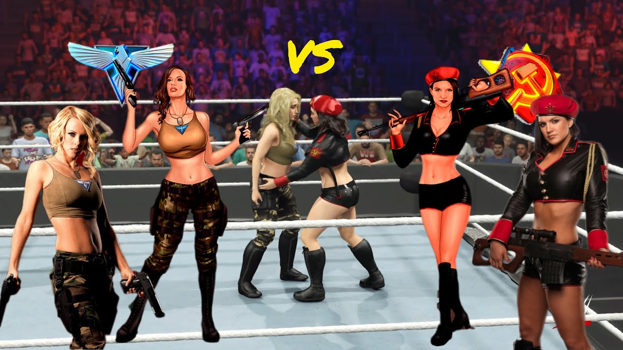 C&C Red Alert - Tanya Adams VS Natasha Volkova (WWE2K23)