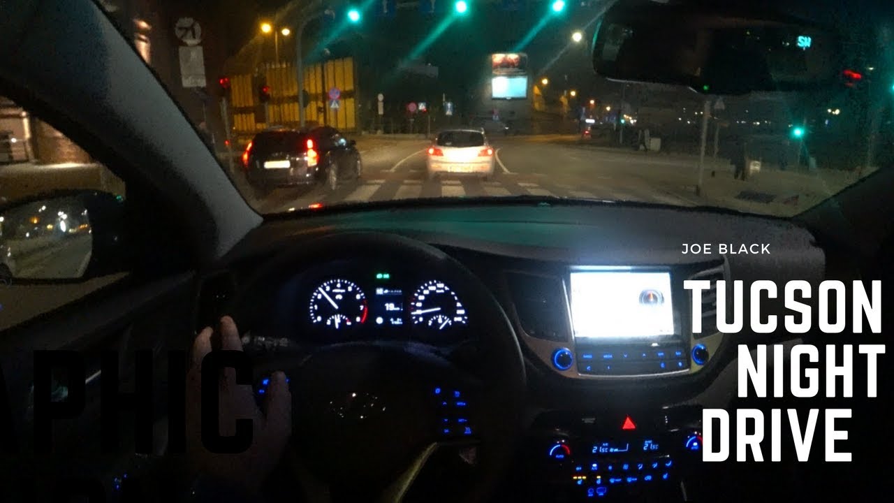 Hyundai Tucson Night Drive  4K | POV Test Drive #043 Joe Black