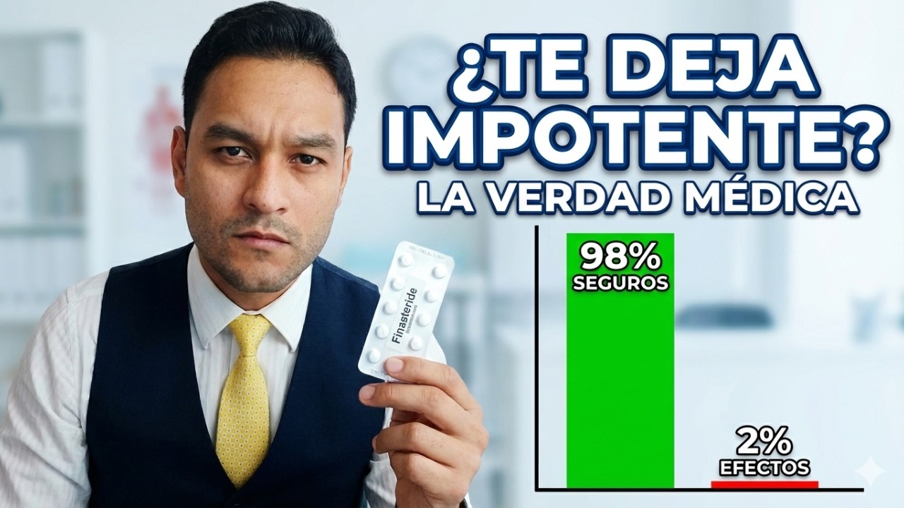 ¿Finasteride y Dutasteride te dejan IMPOTENTE? 💊 La verdad médica sobre los Efectos Secundarios.