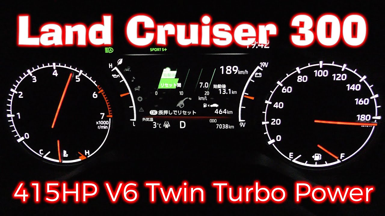 Land Cruiser 300 Gasoline: Full Acceleration Test | V6 Twin Turbo SUV Everyone Wants!