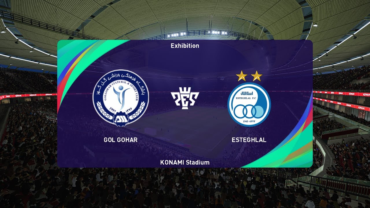 Gol Gohar vs Esteghlal (01/10/2022) Persian Gulf Premier League PES 2021