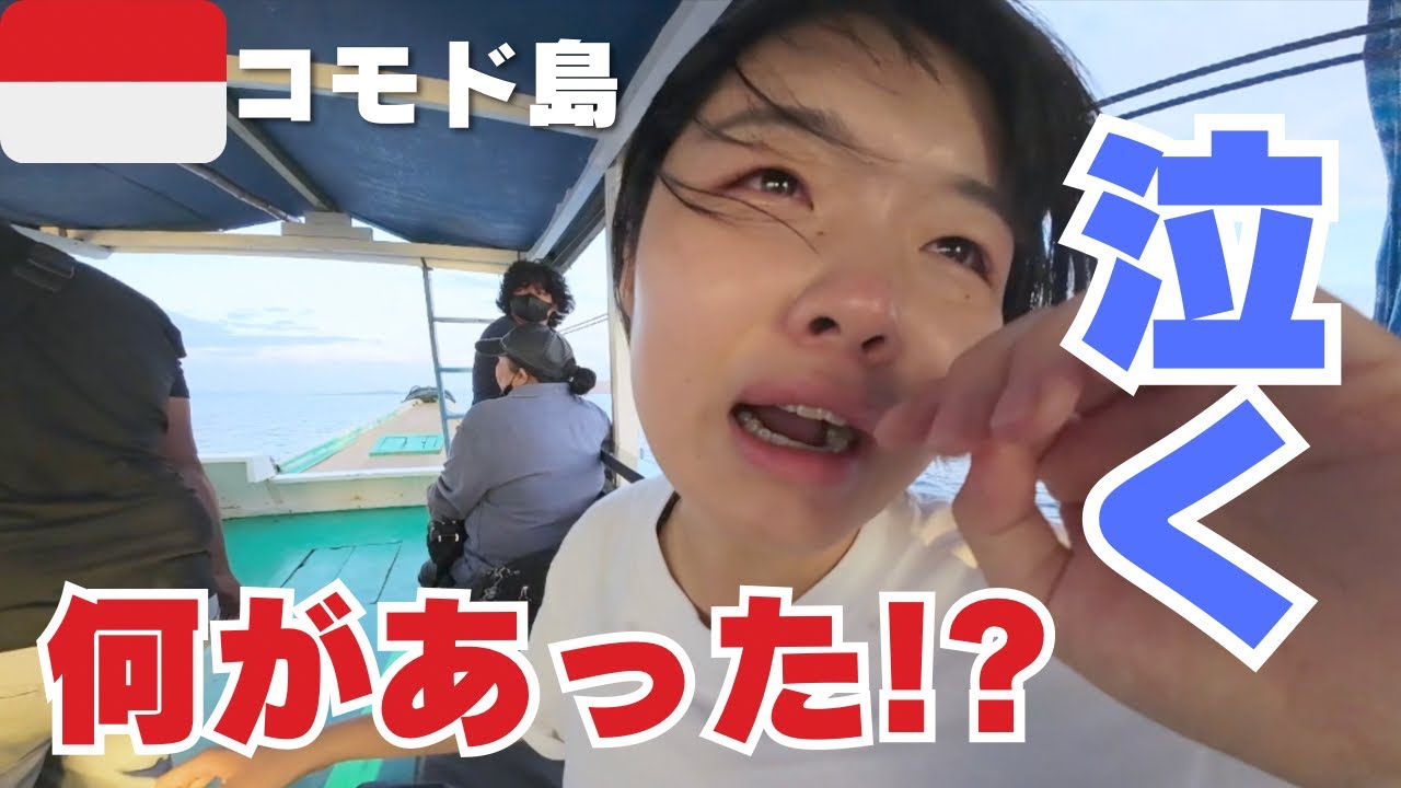 まりな泣く！世界遺産の島でコモドドラゴンを探せ！日帰りツアーで絶景の連続！【インドネシア/コモド島】EP.45🇮🇩