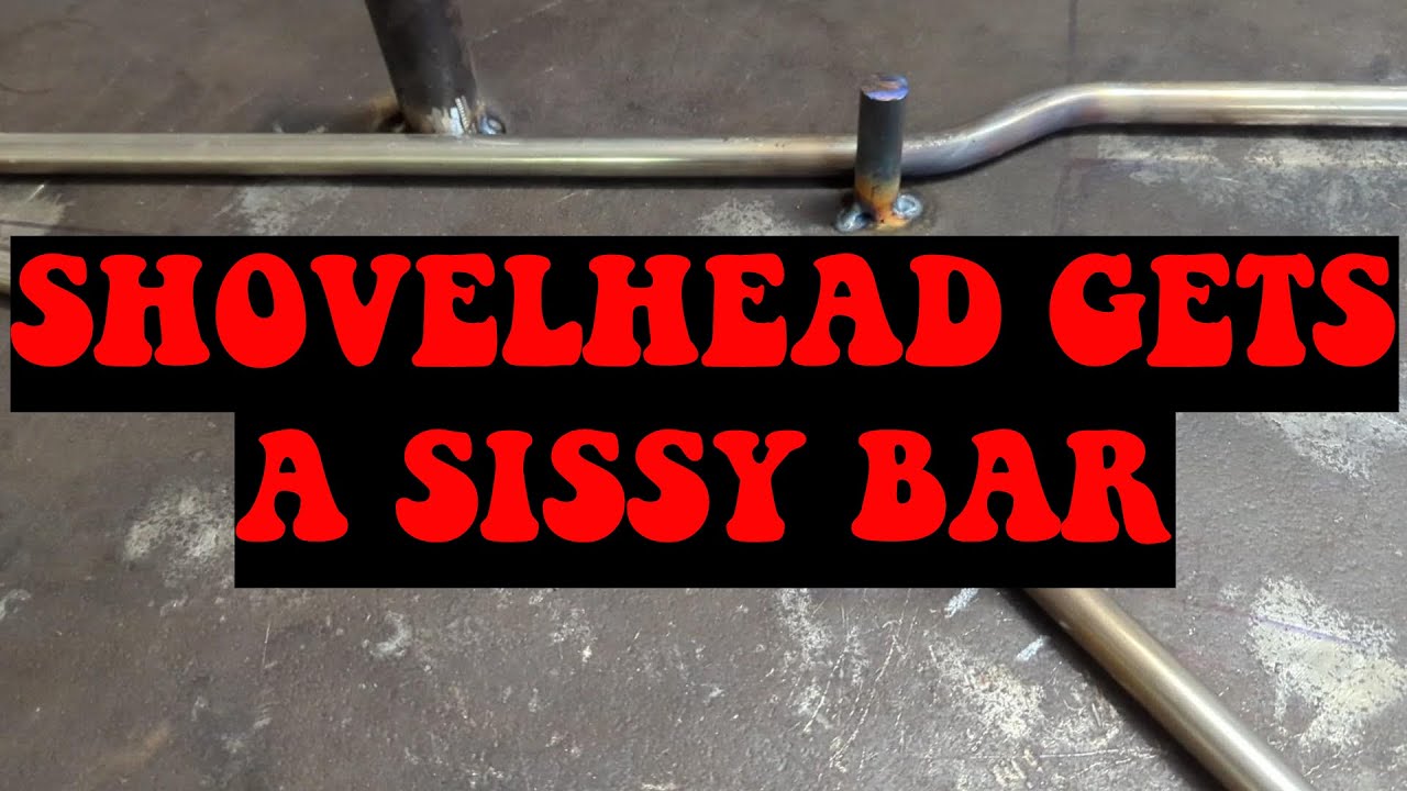 Making A Sissy Bar for the Shovelhead