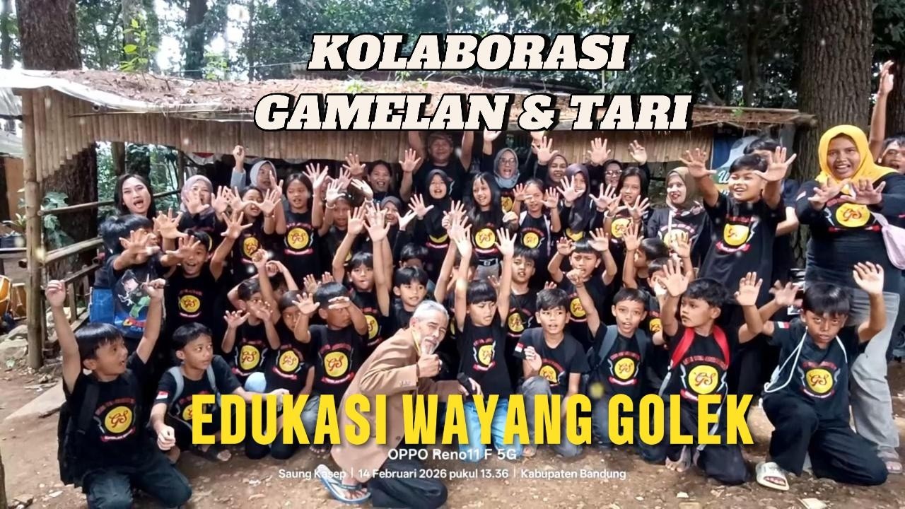 KOLABORASI GAMELAN & TARI SDN 149 CIGADUNG ll Edukasi wayang golek bersama saung kasep - bandung