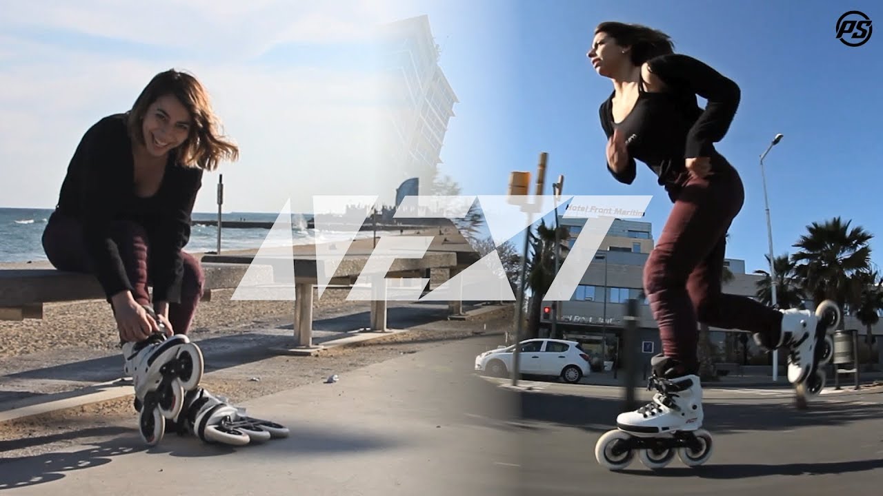Weekend beach skate - Powerslide Next 125 White