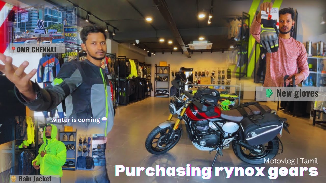 Rynox gears 🧥🧤Sayam&rsquo;s view 💯Tamil📣Motovlog 🏁🏍️💨