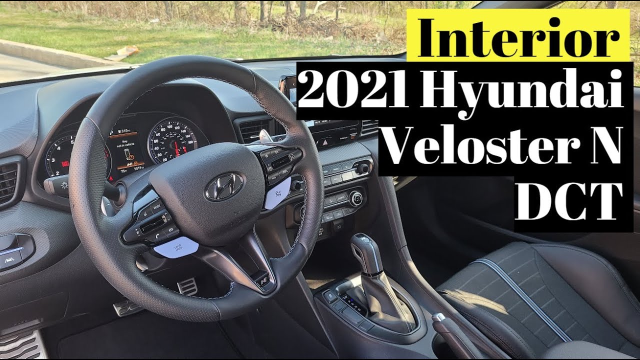 Интерьер Hyundai Veloster N DCT 2021 года